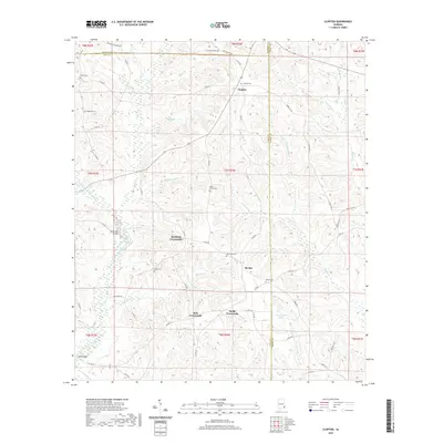 2020 Map of Clopton, 2020 Print