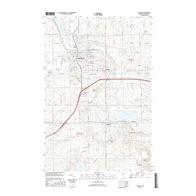 2016 Map of Cloquet, 2016 Print