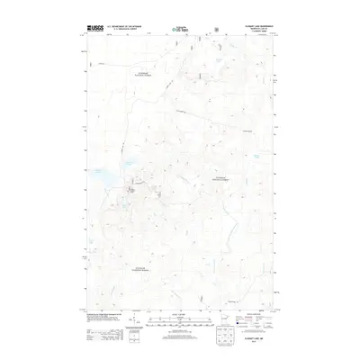 2013 Map of Cloquet Lake, 2013 Print
