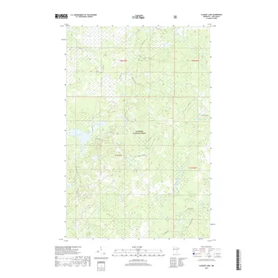 2019 Map of Cloquet Lake, 2019 Print