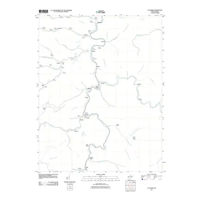 2011 Map of Clothier, 2011 Print