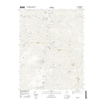 2014 Map of Clothier, 2014 Print