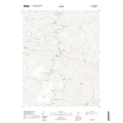 2019 Map of Clothier, 2019 Print