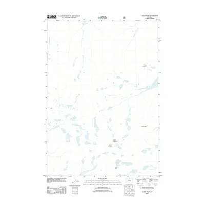 2012 Map of Cloud Peak, 2012 Print