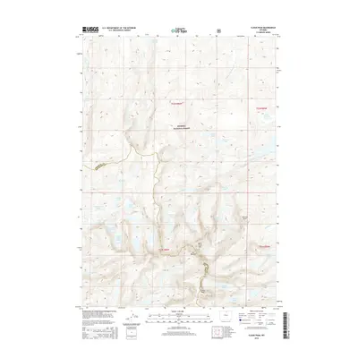 2015 Map of Cloud Peak, 2015 Print