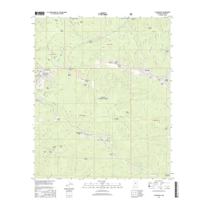 2017 Map of Cloudcroft, 2017 Print