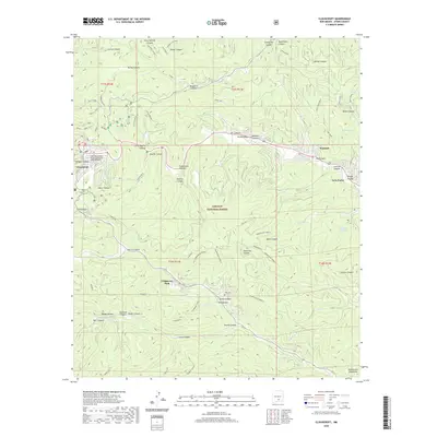 2020 Map of Cloudcroft, 2020 Print