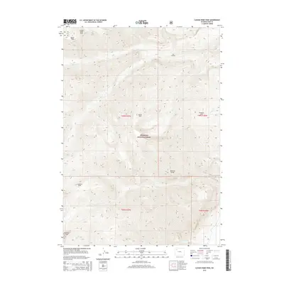 2015 Map of Clouds Home Peak, 2015 Print