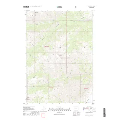 2017 Map of Clouds Home Peak, 2017 Print