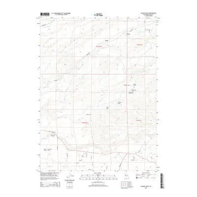 2015 Map of Clough Gulch, 2015 Print