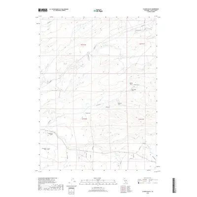 2018 Map of Clough Gulch, 2018 Print