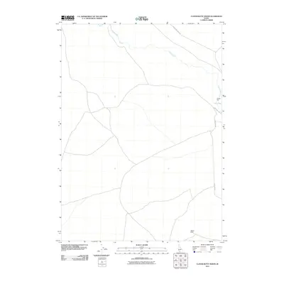 2010 Map of Clover Butte North, 2010 Print