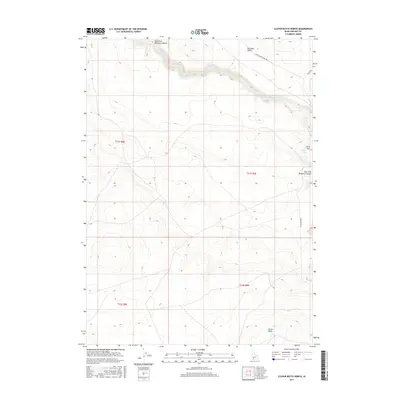 2017 Map of Clover Butte North, 2017 Print