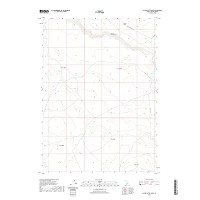 2020 Map of Clover Butte North, 2020 Print