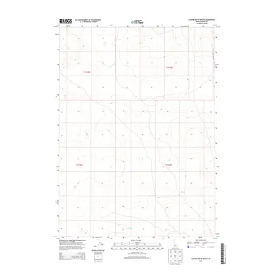 2013 Map of Clover Butte South, 2013 Print
