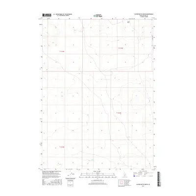 2017 Map of Clover Butte South, 2017 Print