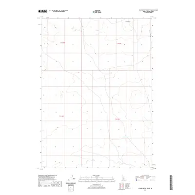 2020 Map of Clover Butte South, 2020 Print