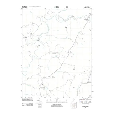 2011 Map of Clover Lick, 2011 Print