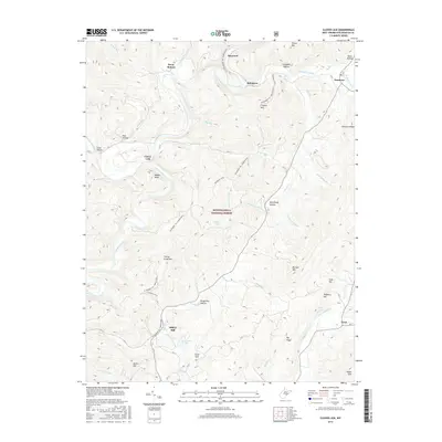 2016 Map of Clover Lick, 2016 Print