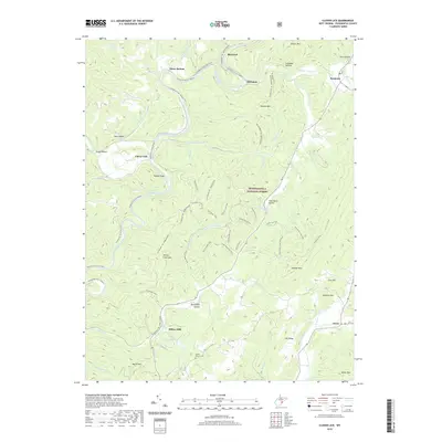 2019 Map of Clover Lick, 2019 Print