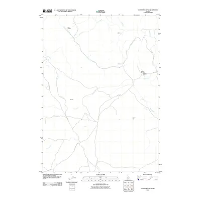 2010 Map of Clover Mountain, 2010 Print
