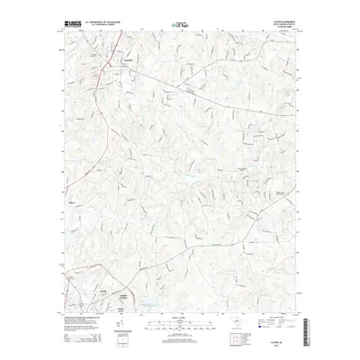 2014 Map of Clover, 2014 Print