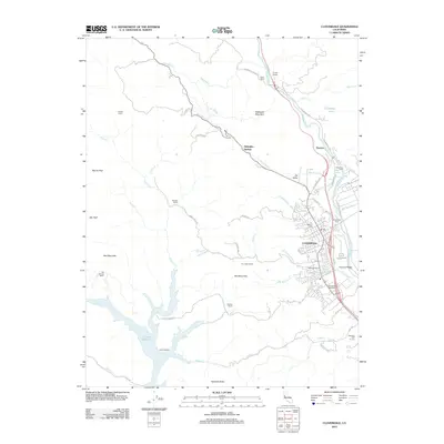 2012 Map of Cloverdale, 2012 Print