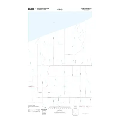 2013 Map of Cloverland, 2013 Print