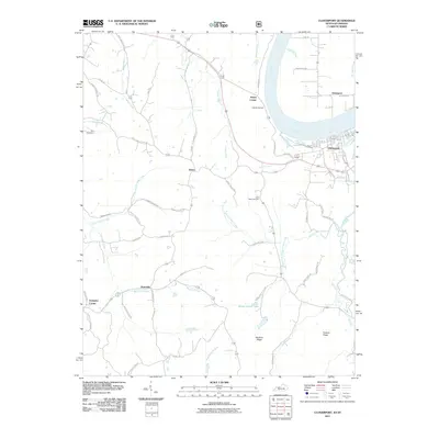 2011 Map of Cloverport, 2011 Print