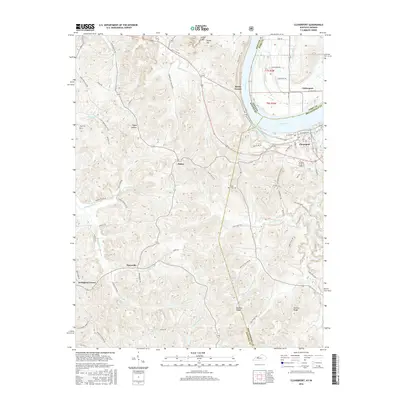 2016 Map of Cloverport, 2016 Print