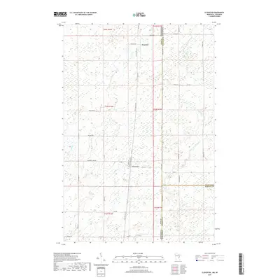 2019 Map of Cloverton, 2019 Print