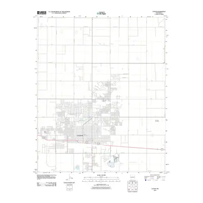 2010 Map of Clovis, 2010 Print