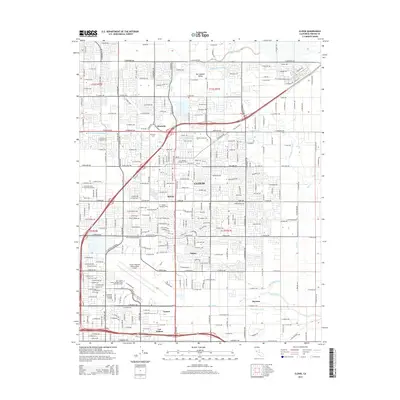 2015 Map of Clovis, 2015 Print