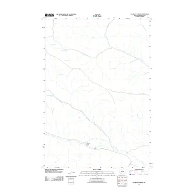 2011 Map of Clubfoot Creek, 2011 Print