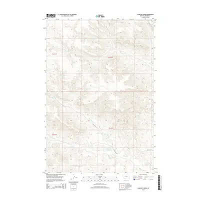 2014 Map of Clubfoot Creek, 2014 Print