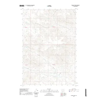 2020 Map of Clubfoot Creek, 2020 Print