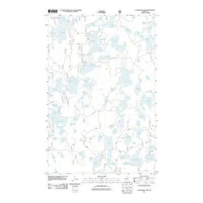 2011 Map of Clubhouse Lake, 2011 Print