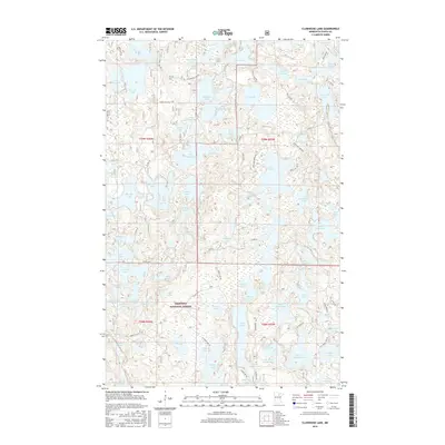 2016 Map of Clubhouse Lake, 2016 Print