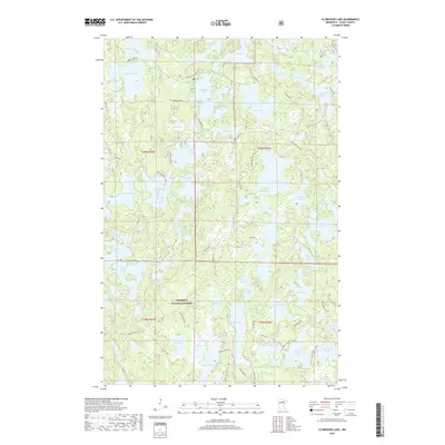 2019 Map of Clubhouse Lake, 2019 Print