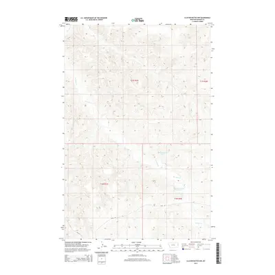 2014 Map of Cluster Buttes NW, 2014 Print