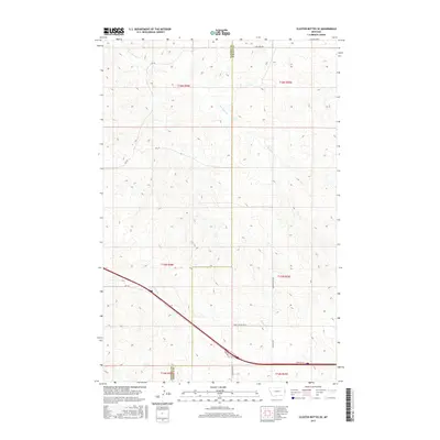 2017 Map of Cluster Buttes SE, 2017 Print