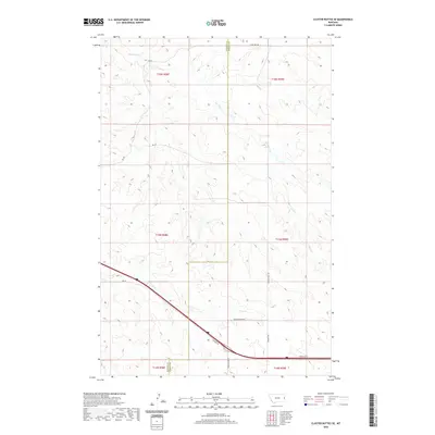 2020 Map of Cluster Buttes SE, 2020 Print