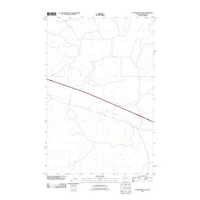 2011 Map of Cluster Buttes SW, 2011 Print