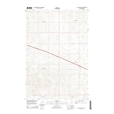 2014 Map of Cluster Buttes SW, 2014 Print