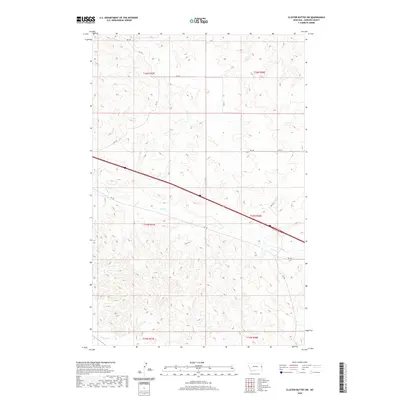 2020 Map of Cluster Buttes SW, 2020 Print
