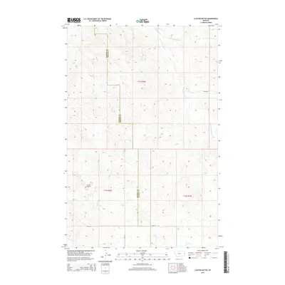 2014 Map of Cluster Buttes, 2014 Print