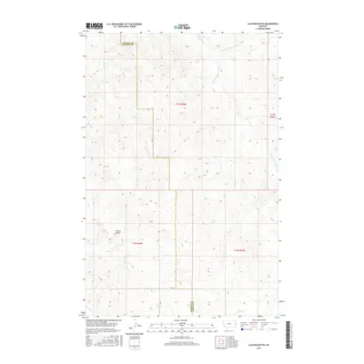 2017 Map of Cluster Buttes, 2017 Print