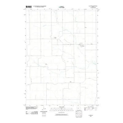 2010 Map of Clutier, 2010 Print