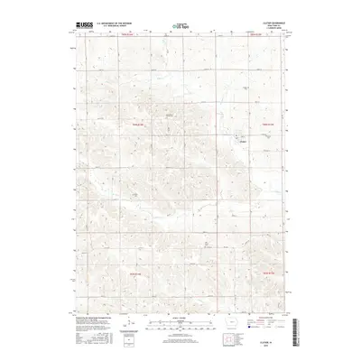 2015 Map of Clutier, 2015 Print
