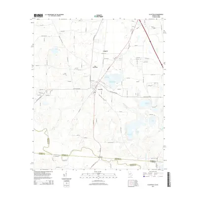 2014 Map of Clyattville, 2014 Print